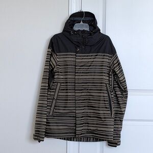 Holden Men’s Weston Stripe Waterproof Hooded Jacket Windbreaker